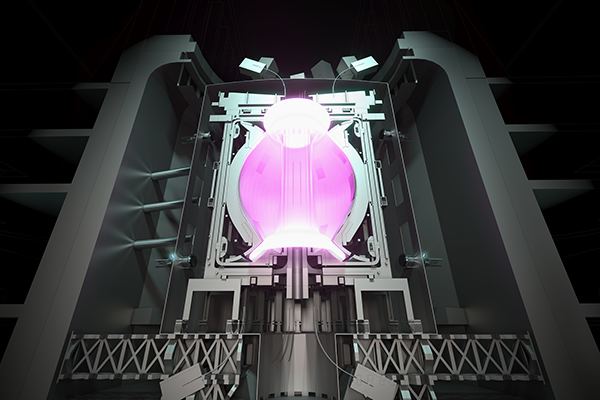 Concept image of the STEP fusion reactor